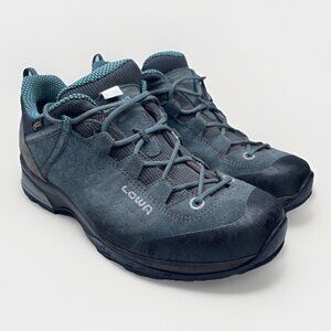 LOWA Sassa GTX Low Hiking Trekking Shoes Ice Blue Women's Size 7.5 US